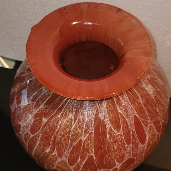 MAESTRI VETRAI AZZURRA ART GLASS 10x10" MADE IN ITALY STAMPED - Picture 3 of 14